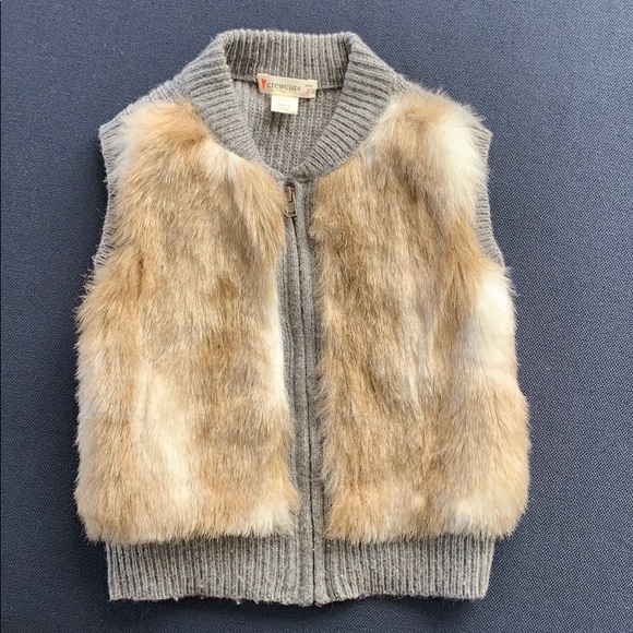 Crewcuts fur vest for toddler - Picture 1 of 5